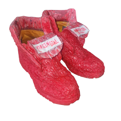 "VIRGIN GIRL" Сustomized Timberlands